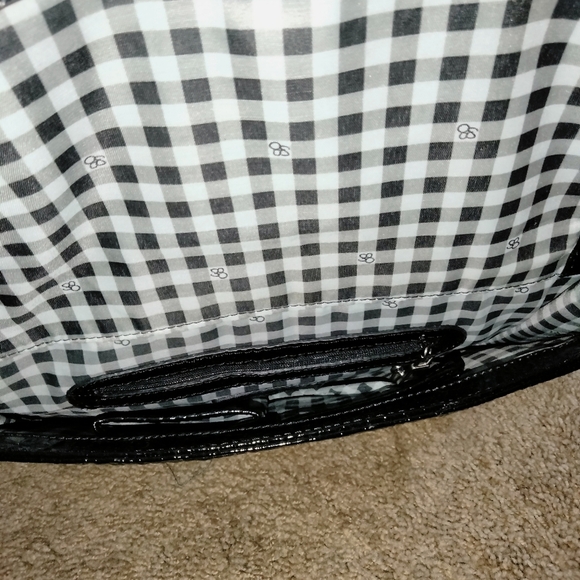 Jessica Simpson Patent Animal Print Clutch - Picture 7 of 8